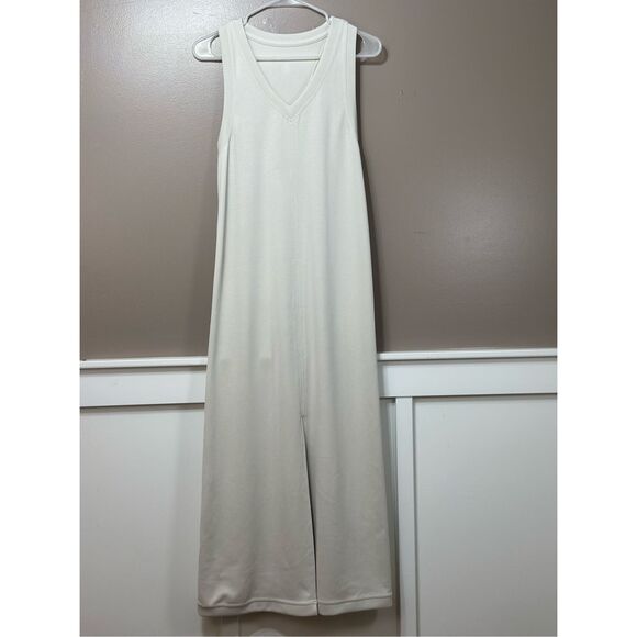 NWOT Lululemon Ease of It All Graphite Grey Slit Front Maxi Dress Women's 6US - Picture 2 of 10